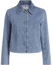 FRAME - The Palm Denim Jacket - Lyst