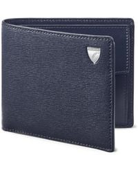 Aspinal of London - Leather Bifold Coin Wallet - Lyst