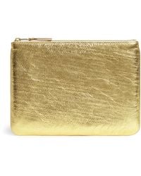 Comme des Garçons - Large Leather Zipped Pouch - Lyst
