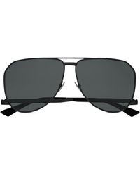 Saint Laurent - Dust Aviator Sunglasses - Lyst
