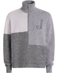 Jacquemus - Merino Wool-Cashmere Orlando Quarter-Zip Sweater - Lyst