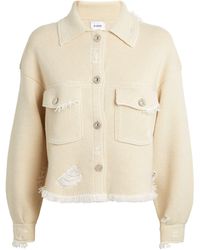 Barrie - Cashmere-cotton Fringe Jacket - Lyst