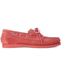 Kurt Geiger - Suede Boat Shoes - Lyst