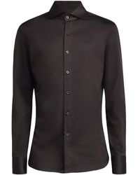 Isaia - Cotton Jersey Shirt - Lyst