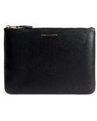 Comme des Garçons - Large Leather Zipped Pouch - Lyst