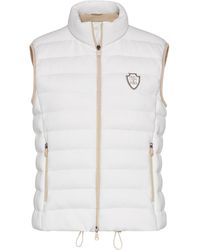 Brunello Cucinelli - Techno Cotton Piqué Logo Gilet - Lyst