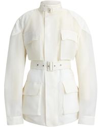Ralph Lauren - Silk Gazar Zaria Jacket - Lyst