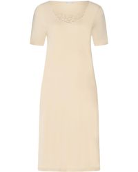 Hanro - Cotton Short-Sleeve Belen Nightdress - Lyst