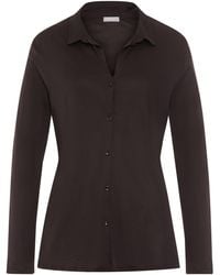 Hanro - Modal-Silk Grand Central Pyjama Shirt - Lyst