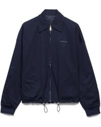 Prada - Cotton Reversible Blouson Jacket - Lyst