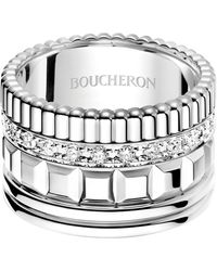Boucheron - Large And Diamond Quatre Radiant Ring - Lyst