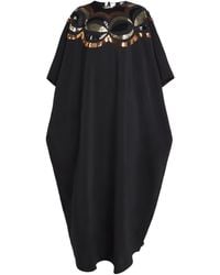 PUCCI - Crepe Sequin-Embellished Maxi Kaftan Dress - Lyst