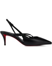 Christian Louboutin - Twistissimo Leather Slingback Pumps 60 - Lyst