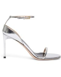 Tom Ford - Metallic Leather Heeled Sandals - Lyst
