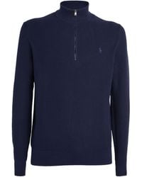 RLX Ralph Lauren - Cotton-blend Half-zip Sweater - Lyst