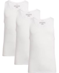 Calvin Klein - Stretch Cotton-Blend Vests - Lyst