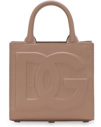 Dolce & Gabbana - Mini Leather Dg Daily Shopper Bag - Lyst