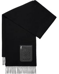 Loewe - Wool-Cashmere Pocket-Detail Scarf - Lyst