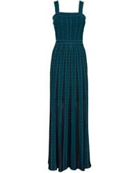 St. John - Embellished Maxi Dress - Lyst