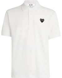 COMME DES GARÇONS PLAY - Heart Logo Polo Shirt - Lyst