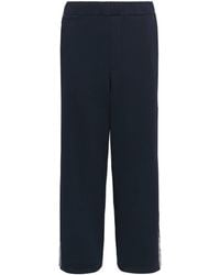 Commas - Crochet Stripe Sweatpants - Lyst