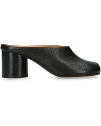 Maison Margiela - Leather Tabi Heeled Mules 60 - Lyst