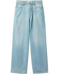 Miu Miu - Stonewashed Wide-Leg Jeans - Lyst