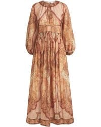 Zimmermann - Cotton-Silk-Blend Wanderlust Maxi Dress - Lyst