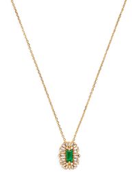 Suzanne Kalan - Diamond And Emerald One Of A Kind Necklace - Lyst