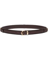 Weekend by Maxmara - Leather Buckle Belt - Lyst