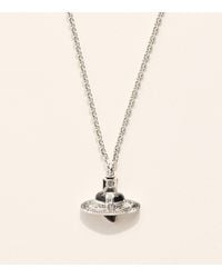 Vivienne Westwood - Diamante Heart Necklace - Lyst