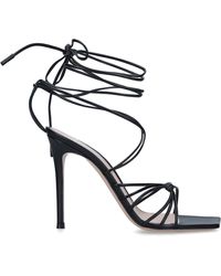 Gianvito Rossi - Leather Sylvie Sandals 105 - Lyst