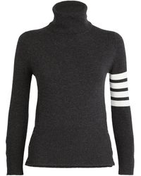 Thom Browne - Cashmere 4-Bar Rollneck Sweater - Lyst