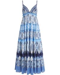 La DoubleJ - Cotton Printed Maxi Dress - Lyst