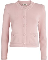 L'Agence - Cropped Patsy Cardigan - Lyst