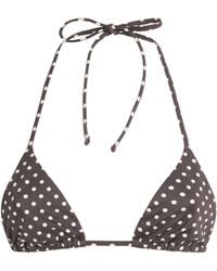 Matteau - The String Polka Dot Bikini Top - Lyst