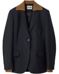 Miu Miu - Mohair-Wool Blazer - Lyst