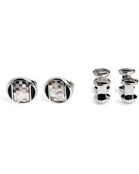 Tateossian - Thompson Mother-Of-Pearl Cufflinks And Studs Set - Lyst