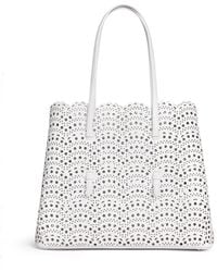 Alaïa - Leather Mina Vienne Top Handle Bag - Lyst