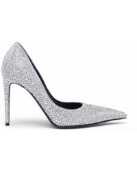 McQueen - Crystal-Embellished Skull Pumps 105 - Lyst