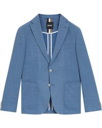 BOSS - Stretch-Cloth Blazer - Lyst
