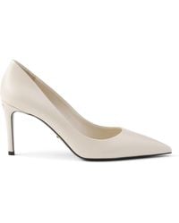 Prada - Patent Saffiano Leather Pumps 85 - Lyst