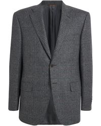 Canali - Wool Check Blazer - Lyst