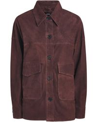 Arma - Goat Suede Emilla Shacket - Lyst
