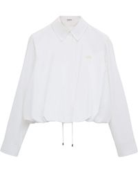 Loewe - Drawstring-Hem Shirt - Lyst