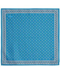 Eton - Silk Floral Pocket Square - Lyst