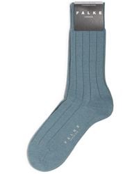 FALKE - Wool-Cashmere Blend Lhasa Ribbed Socks - Lyst