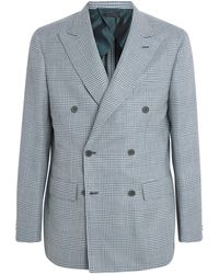 Brioni - Wool-Silk-Linen Soffio Blazer - Lyst