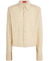 424 - Cotton-Blend Stripe Shirt - Lyst