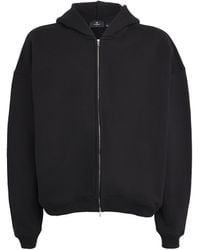 Represent - Cotton Initial Boxy Zip Hoodie - Lyst